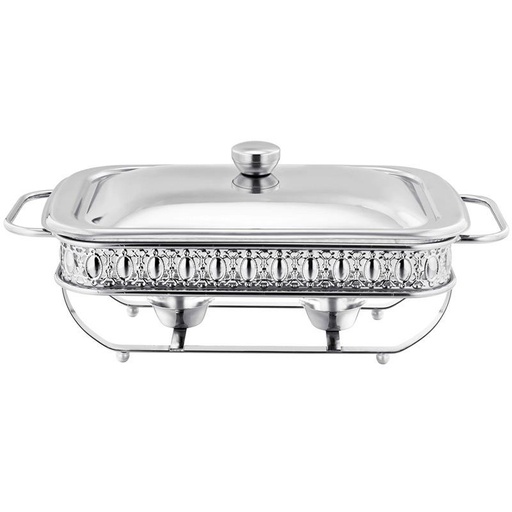 [13-R340] 2L Silver Rectangular SS Food Warmer